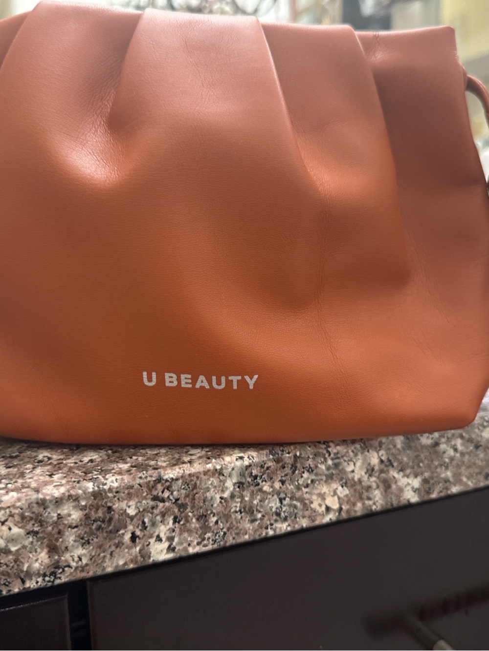 U Beauty Women's Orange Cosmetic Tote